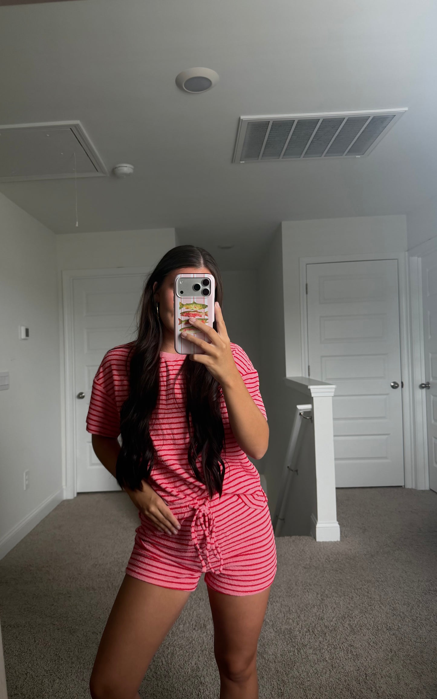 Pink & Red Terry Set